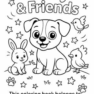 Gabby & Friends Coloring Book